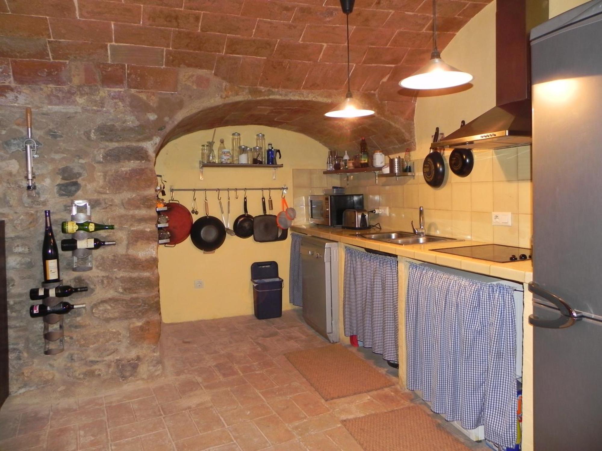 Baix Emporda. Increible Casa En Pueblo Medieval Cruïlles エクステリア 写真